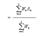 Weighted Average Crash Rate