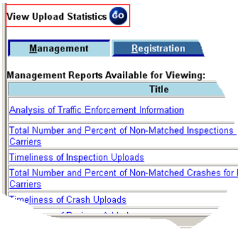Statistics screenshot