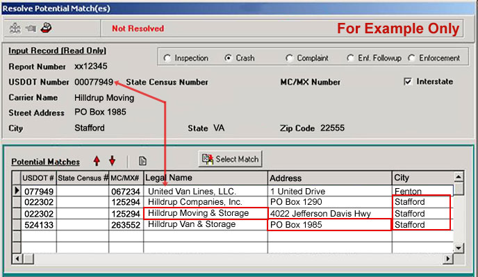 Screen Capture from SAFETYNET