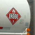 Hazmat Placard with 4-digit 