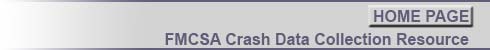 FMCSA Crash Data Collection Resource Home Page